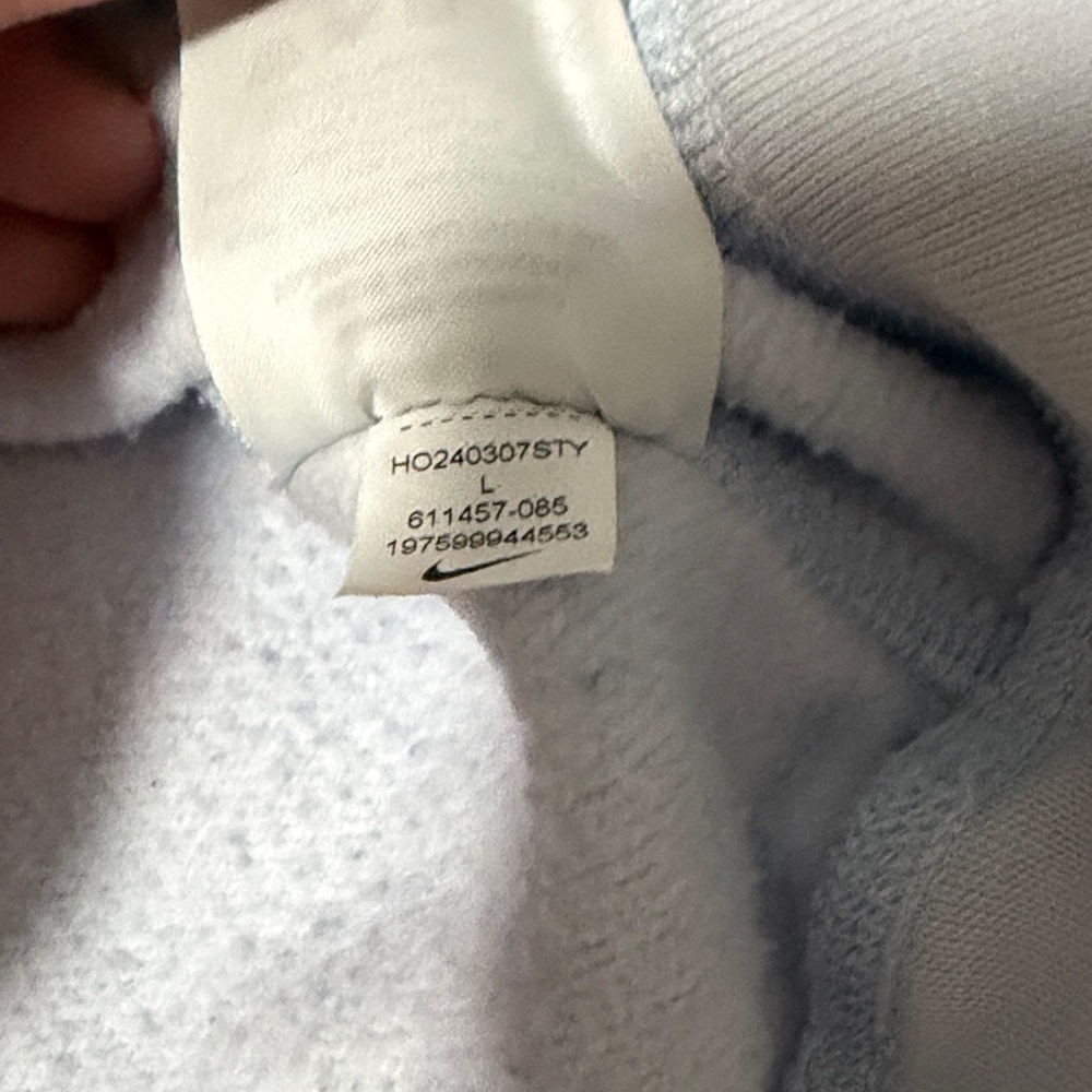 Nike Light Blue Performance Hoodie - Picture 5 of 5